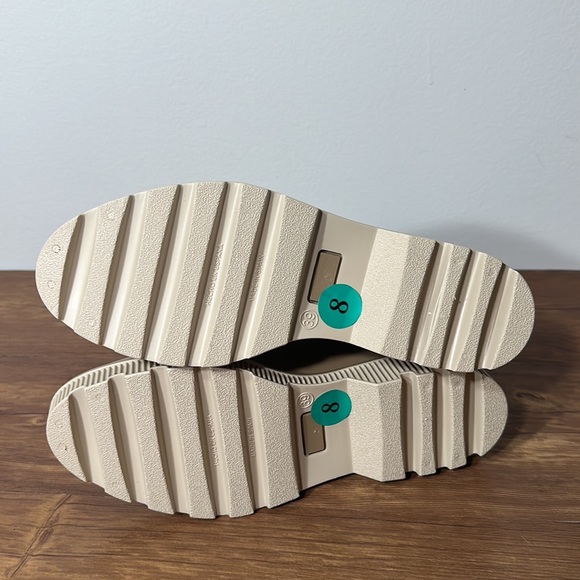 Igor | Round Toe Plain Beige Block Heels PVC Clothing Women’s Rain Boots - Picture 12 of 13